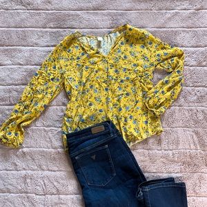 Floral top - M